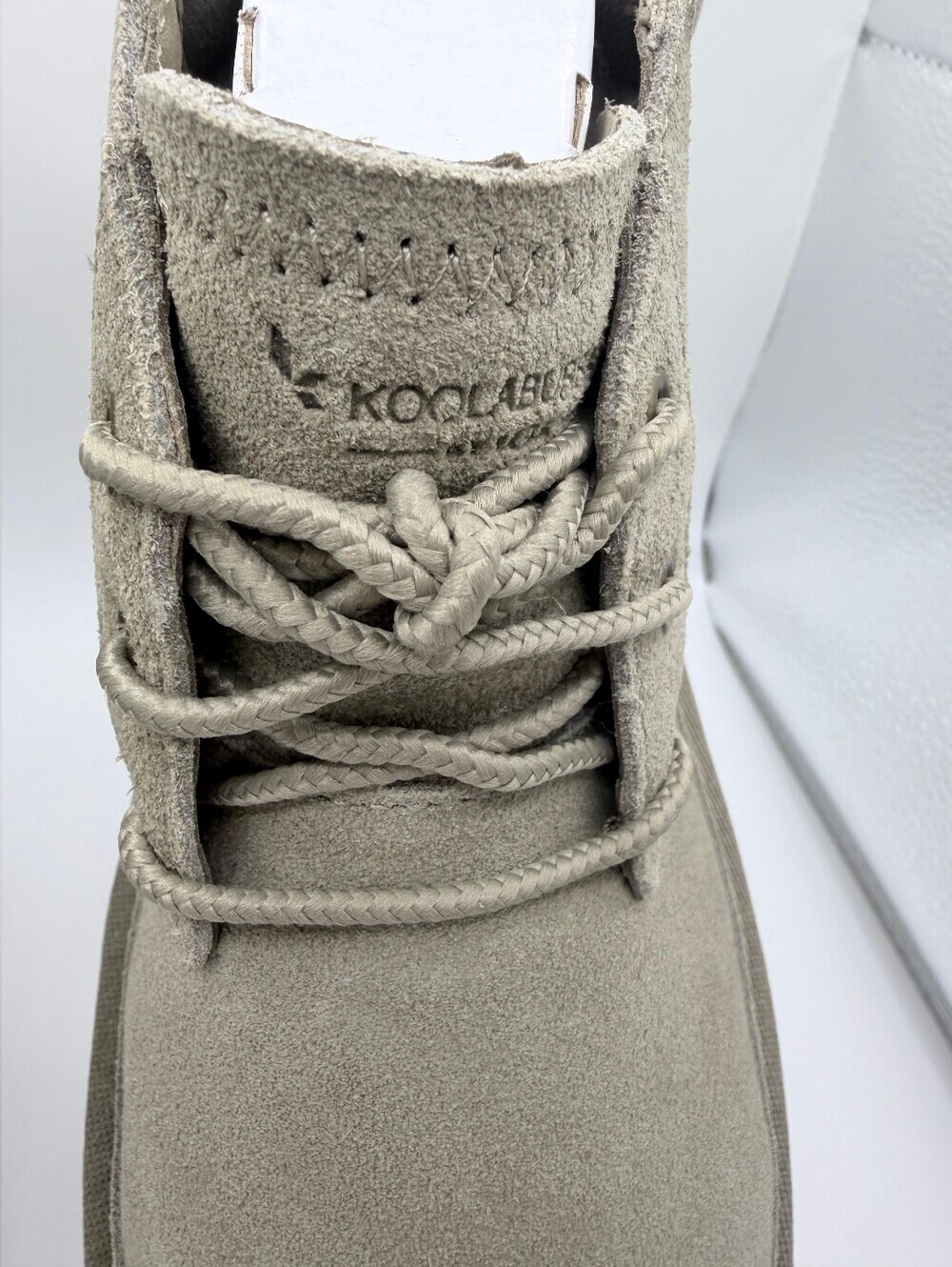 Koolaburra by UGG Advay Suede Faux Fur Ankle Boots Taupe Dune Women's Size 5 NWT - Picture 5 of 13